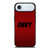 OBEY CLOTHING LOGO RED CARBON iPhone Air Case Cover