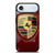 PORSCHE LOGO EMBLEM RED iPhone Air Case Cover