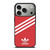 ADIDAS ORIGINALS STRIPES SCARLET RED iPhone 17 Pro Case Cover