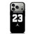 AIR JORDAN 23 BLACK LOGO iPhone 17 Pro Case Cover