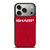 MANCHESTER UNITED FC CLASSIC JERSEY SHARP iPhone 17 Pro Case Cover