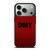 OBEY CLOTHING LOGO RED CARBON iPhone 17 Pro Case Cover