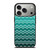 OMBRE TEAL CHEVRON iPhone 17 Pro Case Cover