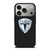 TESLA MOTORS EMBLEM CARBON iPhone 17 Pro Case Cover