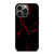 RED NEON LIGHTNING PATTERN iPhone 13 Pro Case Cover