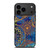 MANDELA BLUE GOLD PATTREN iPhone 17 Pro Max Case Cover