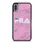 FILA SPORT PINK MARBLE LOGO iPhone X / XS Case Cover