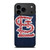 ST. LOUIS CARDINALS BASEBALL WOODEN LOGO iPhone 17 Pro Max Case Cover