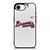 ATLANTA BRAVES ICON MLB BASEBALL TEAM LOGO iPhone 16e Case Cover