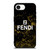 FENDI FASHION ROMA LOGO BLACK MARBLE iPhone 16e Case Cover