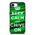 KEEP CALM AND CHIVE ON iPhone 16e Case Cover