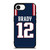 TOM BRADY NEW ENGLAND PATRIOTS 12 JERSEY iPhone 16e Case Cover