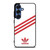 ADIDAS ORIGINALS STRIPES WHITE RED Samsung Galaxy S25 Case Cover