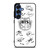 BTS SIGNATURE WHITE Samsung Galaxy S25 Case Cover