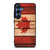 CANADA FLAG WOOD Samsung Galaxy S25 Case Cover