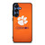 CLEMSON TIGERS LOGO UNIVERSITY FOOTBALL PAW ICON Samsung Galaxy S25 Case Cover