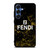FENDI FASHION ROMA LOGO BLACK MARBLE Samsung Galaxy S25 Case Cover
