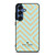 KATE SPADE NEW YORK LOGO GOLDEN GREEN CHEVRON PATTERN Samsung Galaxy S25 Case Cover