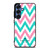 KATE SPADE NEW YORK LOGO GREEN PINK CHEVRON PATTERN Samsung Galaxy S25 Case Cover