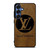LOUIS VUITTON PARIS LV LOGO LEATHER Samsung Galaxy S25 Case Cover