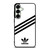 ADIDAS ORIGINALS STRIPES WHITE BLACK Samsung Galaxy S25 Plus Case Cover
