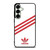 ADIDAS ORIGINALS STRIPES WHITE RED Samsung Galaxy S25 Plus Case Cover