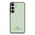 KATE SPADE NEW YORK LOGO GOLDEN GREEN CHEVRON PATTERN Samsung Galaxy S25 Plus Case Cover