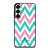 KATE SPADE NEW YORK LOGO GREEN PINK CHEVRON PATTERN Samsung Galaxy S25 Plus Case Cover