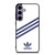 ADIDAS ORIGINALS STRIPES WHITE ROYAL BLUE Samsung Galaxy S24 Plus Case Cover