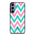KATE SPADE NEW YORK LOGO GREEN PINK CHEVRON PATTERN Samsung Galaxy S24 Plus Case Cover