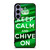 KEEP CALM AND CHIVE ON Samsung Galaxy S24 Plus Case Cover