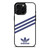 ADIDAS ORIGINALS STRIPES WHITE ROYAL BLUE iPhone 16 Pro Max Case Cover