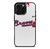 ATLANTA BRAVES ICON MLB BASEBALL TEAM LOGO iPhone 16 Pro Max Case Cover