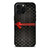 LOUIS VUITTON LV LOGO PATTERN RED RIBBON iPhone 16 Pro Max Case Cover