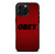 OBEY CLOTHING LOGO RED CARBON iPhone 16 Pro Max Case Cover
