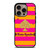 KATE SPADE NEW YORK YELLOW PINK STRIPES ICON iPhone 16 Pro Case Cover