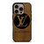 LOUIS VUITTON PARIS LV LOGO LEATHER iPhone 16 Pro Case Cover