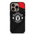 MANCHESTER UNITED LOGO BLACK iPhone 16 Pro Case Cover