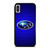 SUBARU BLUE METAL LOGO iPhone X / XS Case Cover
