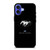 FORD MUSTANG LOGO BLACK iPhone 16 Plus Case Cover