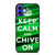 KEEP CALM AND CHIVE ON iPhone 16 Plus Case Cover
