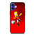 MANCHESTER UNITED BART SIMPSON iPhone 16 Plus Case Cover