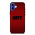 OBEY CLOTHING LOGO RED CARBON iPhone 16 Plus Case Cover