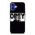 OBEY CLOTHING LOGO SKULL iPhone 16 Plus Case Cover