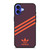 ADIDAS ORIGINALS STRIPES PURPLE ORANGE iPhone 16 Case Cover