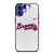 ATLANTA BRAVES ICON MLB BASEBALL TEAM LOGO iPhone 16 Case Cover