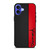 DIAMOND SUPPLY CO RED LEATHER iPhone 16 Case Cover