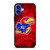 KANSAS JAYHAWKS BASKETBALL UNIVERSITY iPhone 16 Case Cover
