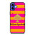 KATE SPADE NEW YORK YELLOW PINK STRIPES ICON iPhone 16 Case Cover