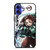 KIMETSU NO YAIBA DEMON SLAYER TANJIRO KAMADO FIRE WATER iPhone 16 Case Cover